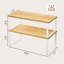 Ensemble de 2 tablettes de rangement empilables-1336155210-1323643092