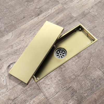 Drain de douche à grille linéaire