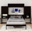Lit escamotable multifonctionnel avec commode rabattable, armoires de rangement et bureau-525575468