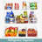 Sorbus Narrow Roll Out Fridge Organizer - Fridge Organizer on Wheels with Dividers, and Handles