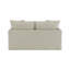 Causeuse en lin avec motif Upendo et 2 coussins décoratifs