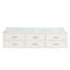 Meuble-lavabo double bleu 80 po X P 22 po D, avec plateau en marbre de Carrare-117825071