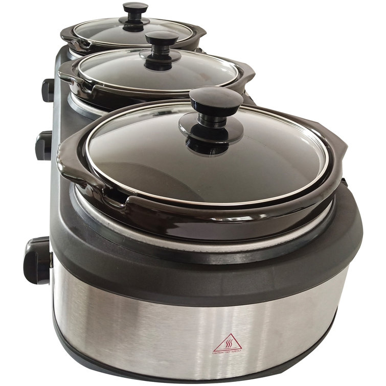  Double Slow Cooker, Buffet Servers and Warmers, Dual 2