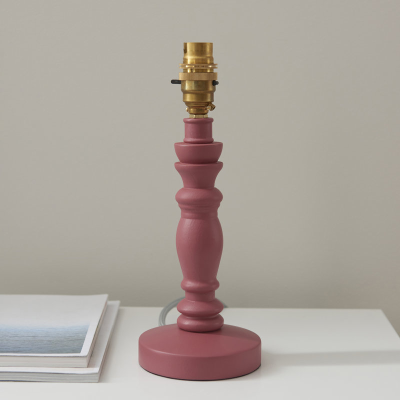 Bibury 27.2cm Table Lamp Base, Pink