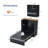 Twin Size Murphy Bed With Storage Drawer,Smart LED Lighting & Built-In Charging Station, Space-Saving Cabinet Bed For Kids,Adults,Black-995330065