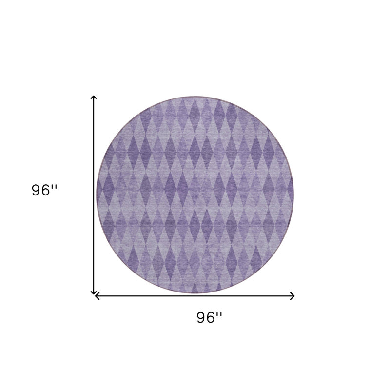 Tapis d'intérieur rond 8 pi