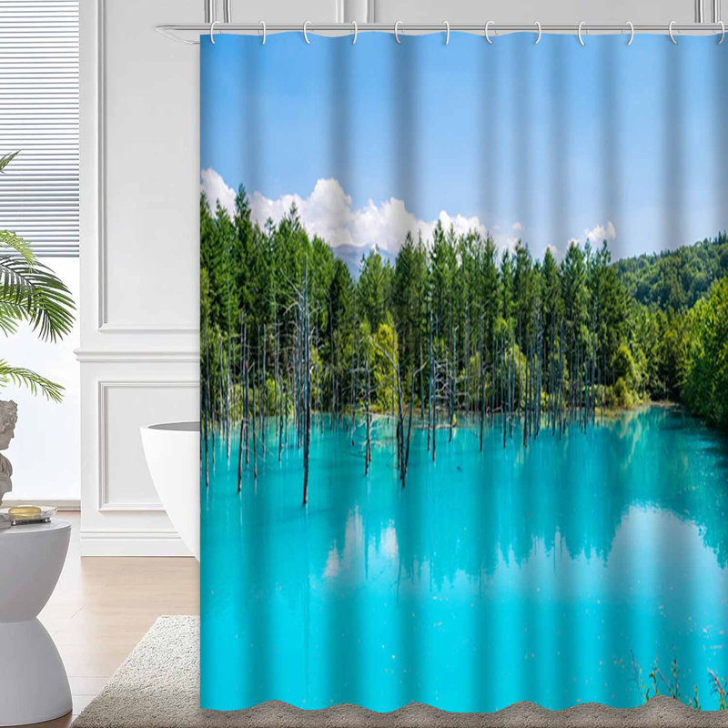 Rideau de douche Tree Forest, L 72 po x l 78 po