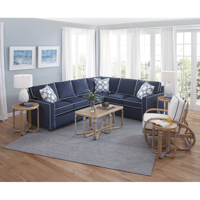 Gramercy Park 2 - Piece Sectional, Elite Ivory; 0321-91, Frost White, Right Hand Facing