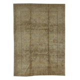 Savonnerie Wool Oriental Area Rug in Brown