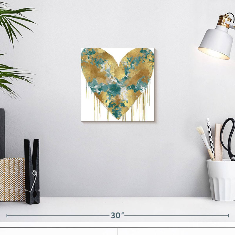 Hardie Big Hearted - vert et or, H 10 po x l 10 po