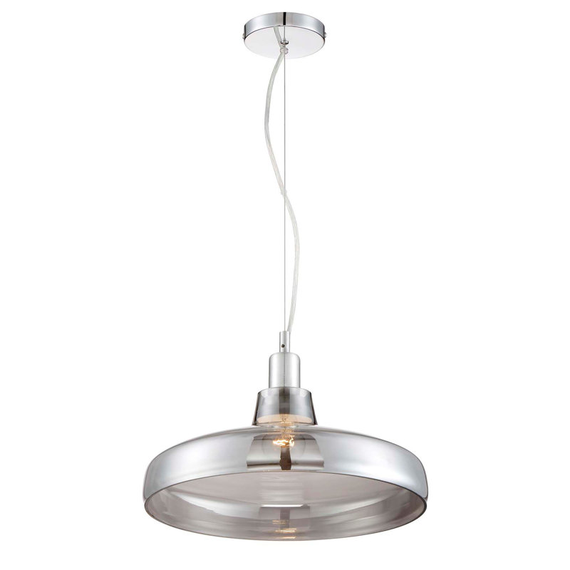 Dressler 1 Polished Chrome Single Pendant