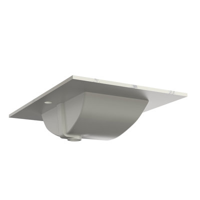31" Acrylic Rectangular Bathroom Drop-in Sink With Overflow
