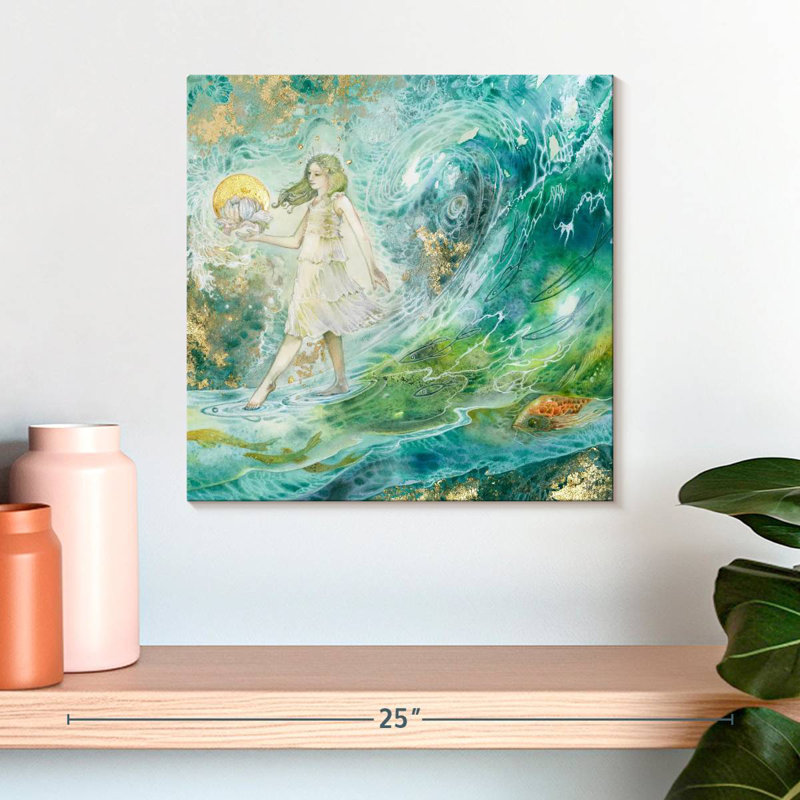 Kelan Wave Walker, 16" H x 16" W
