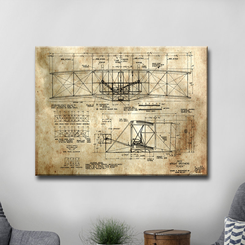 Regarder des avions-toiles tendues, impression sur toile, H 12 po x l 16 po