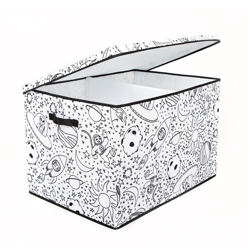 Baum Fabric Decorative Bin, 19.7" x 28"