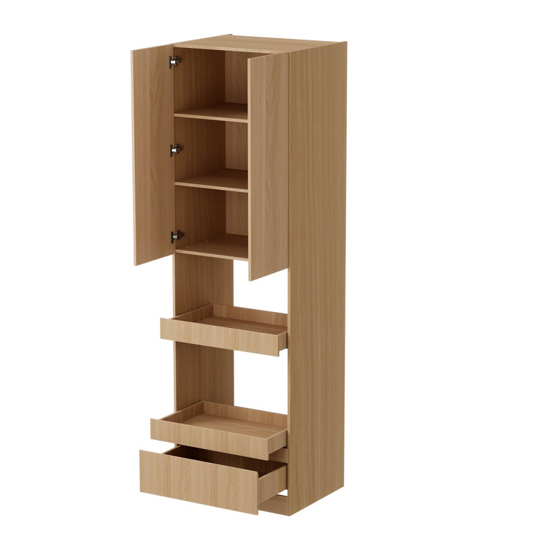 Forsman Bathroom Cabinet With Open Shelf & Drawer