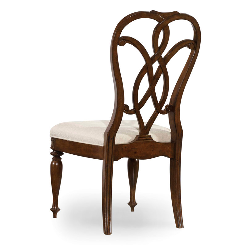 Leesburg Splatback Side Chair, Dark Wood