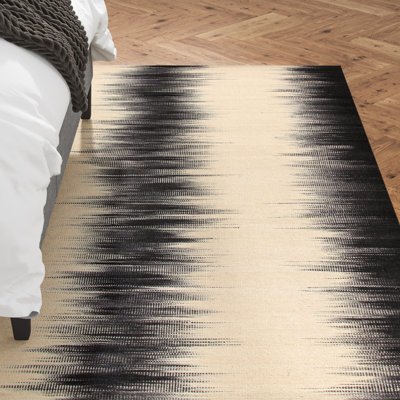 Ikat Abstract Hand Woven Area Rug