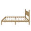 Retro-Inspired Platform Bed Featuring Curved Headboard Design-1897595129