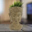 Lynn HEAD PLANTER 30cm Stone Effect