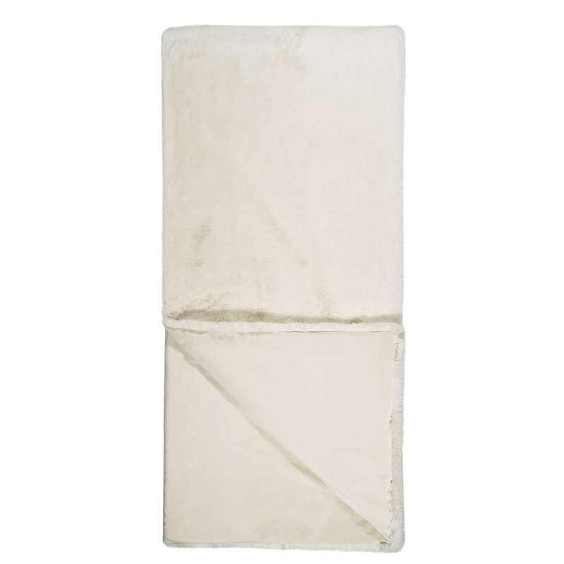 Arlo Throw Blanket, Ivory