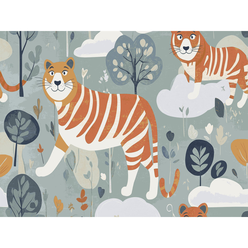 Tapis pour enfants East Urban Home, Rectangle 7 pi x 9 pi