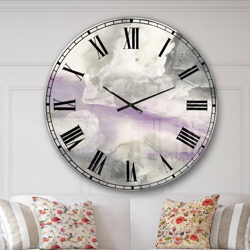 Grande horloge murale Modern Farmhouse, Surdimensionné