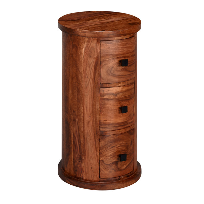Elige Solid Wood 35 cm W Chest of 3 Drawers