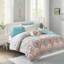 Lit simple TG avec édredon et motif de draps-120274480