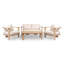 Barrow 4-Person Acacia Wood Outdoor Conversation Set With Water-Repellent Cushions
