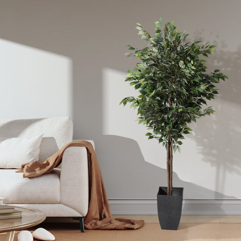 Faux arbre 82 po avec 8238 feuilles, H 82,7 po x l 35,5 po x P 35,5 po