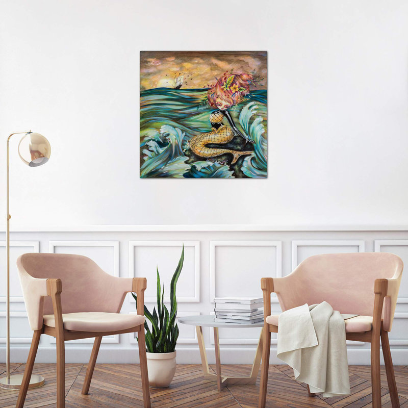 Stranded - Wrapped Canvas Painting, 93.98 cm H x 93.98 cm W x 3.175 cm D