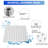 10" Ceiling Mount Ultra Thin Rainfall Shower Head 2.5 GPM Square Overhead Shower-101692201
