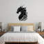Décoration murale médiévale en métal Dragon