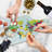 Ambesonne World Map Tempered Glass Cutting Board Countries and Oceans Multicolor