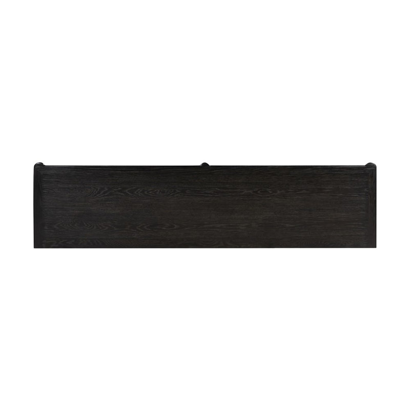 Toulouse 78.75'' W Solid Wood Sideboard, Distressed Black