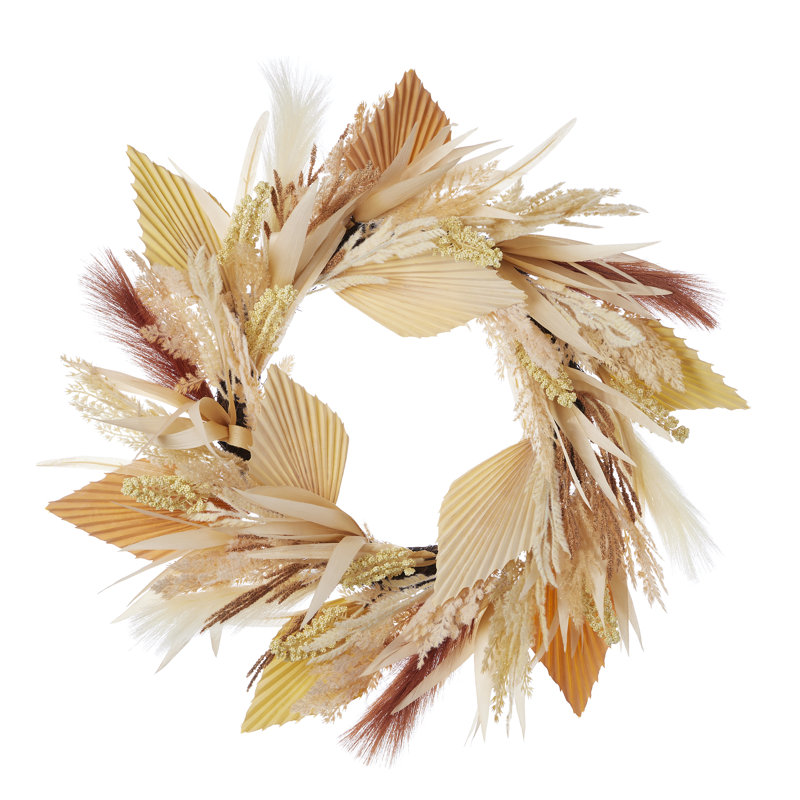 Pampas and Palm 2in Wreath