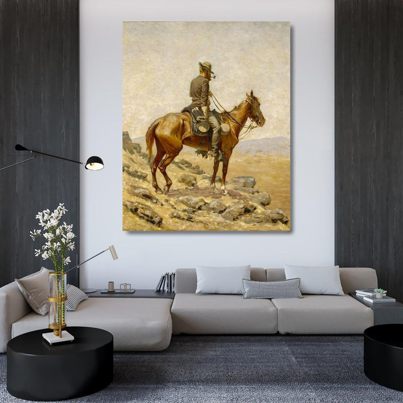 Loon Peak® Remington, Frederic Gallery, art sur toile tendue: The Lookout, H 44 po x l 36 po