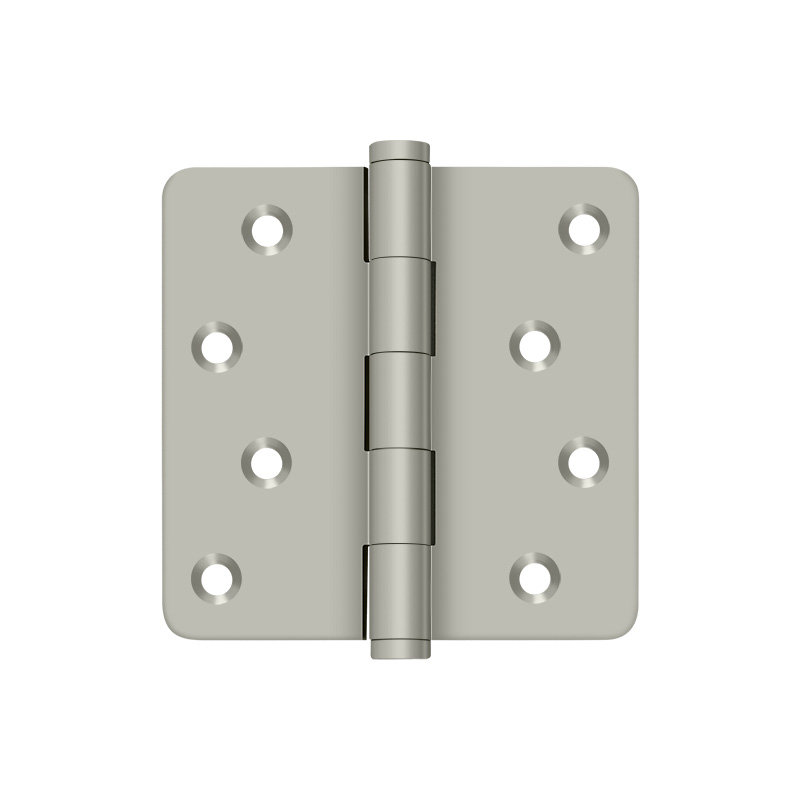 0.8'' x 2.5'' Brass Butt Bearing Hinge, Gray