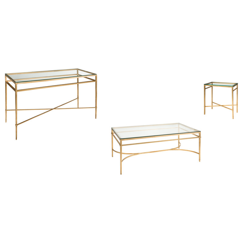 Ensemble de tables basses 2 pièces Sharna