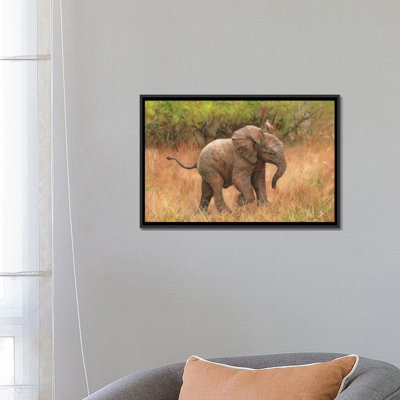 «Baby African Elephant», impression sur toile