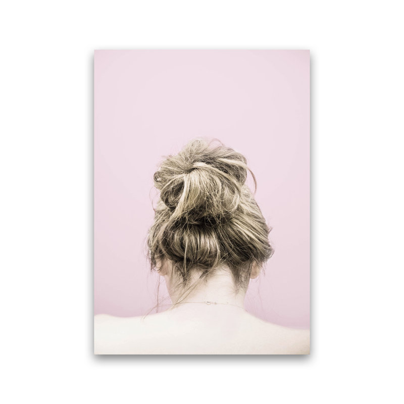 Pink Francesca 1 Piece Wall Art, 42cm H x 30cm W x 1cm D, Unframed