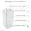 Lavabo sur pied Concorde