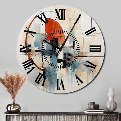 Horloge murale Mid-Century