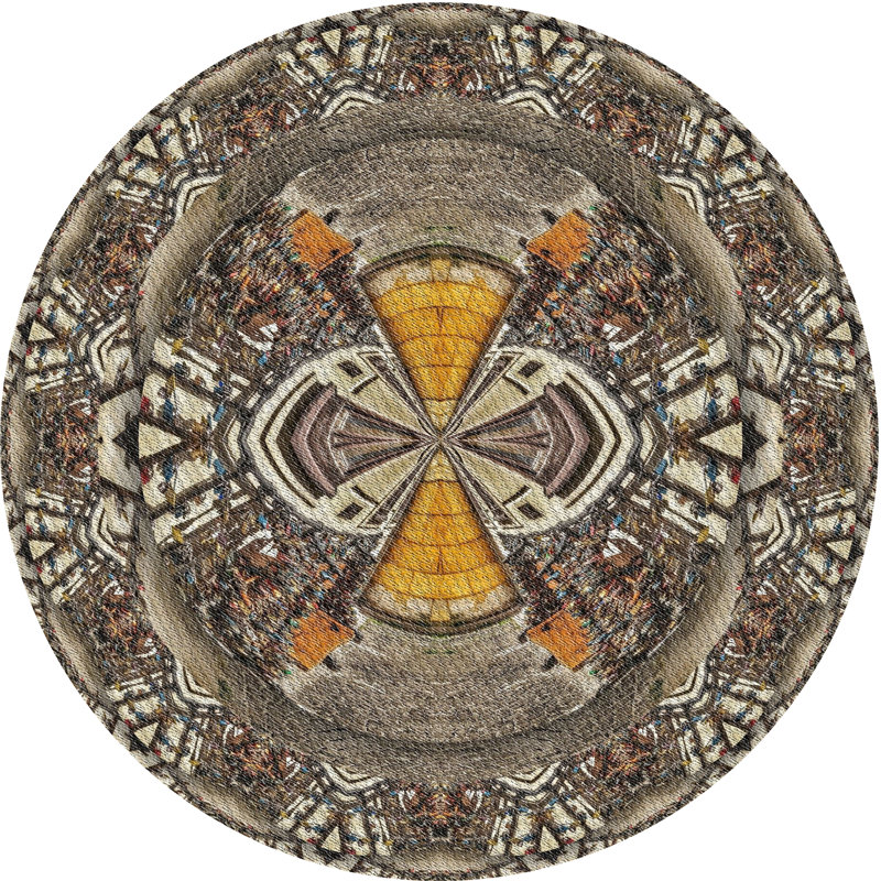 Tapis brun, Rond 6 pi