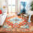 Hertzler Oriental Orange Area Rug-2048366296