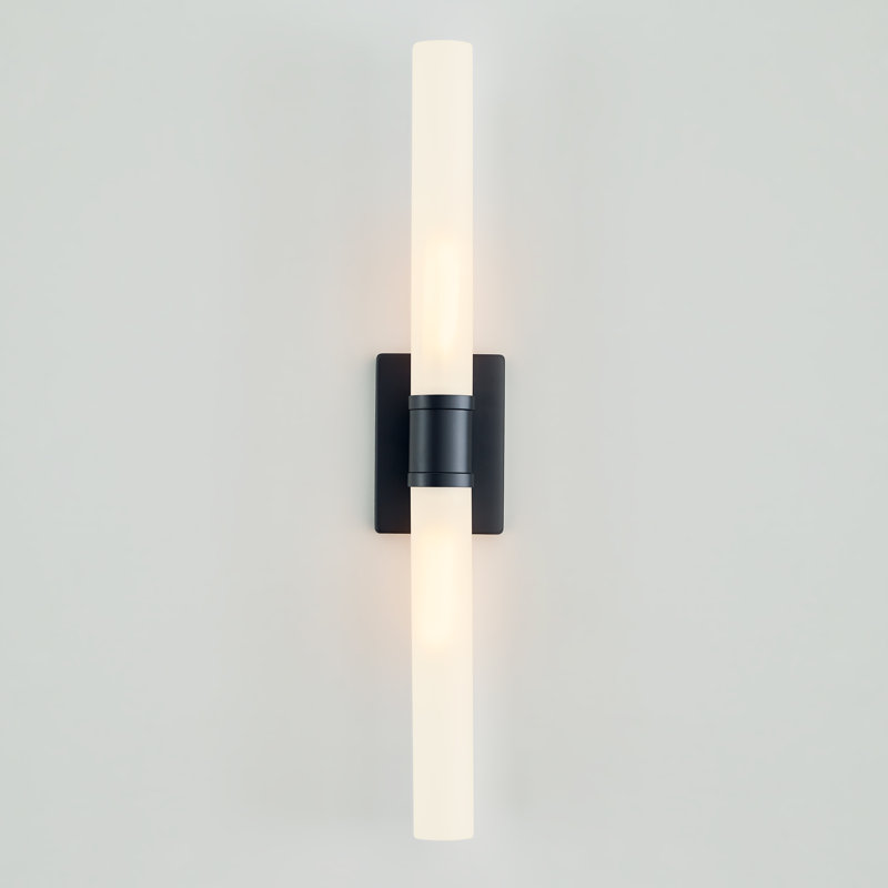 Keaton 2 - Light Vanity Light, Midnight Black, 60 W, 30" H x 5" W x 3.63" D