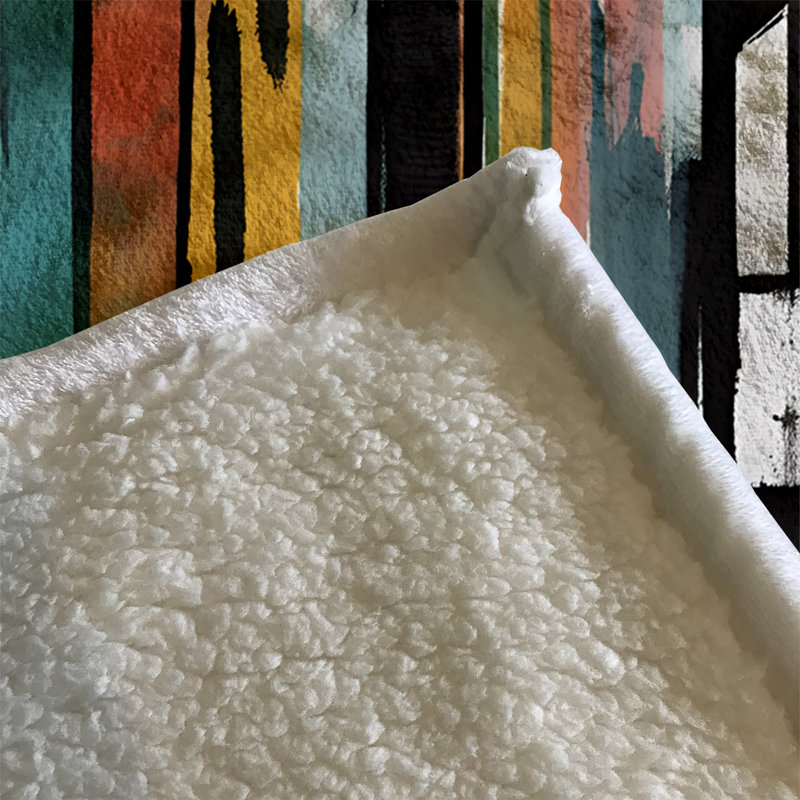 Couverture en sherpa, L 51 po x L 60 po