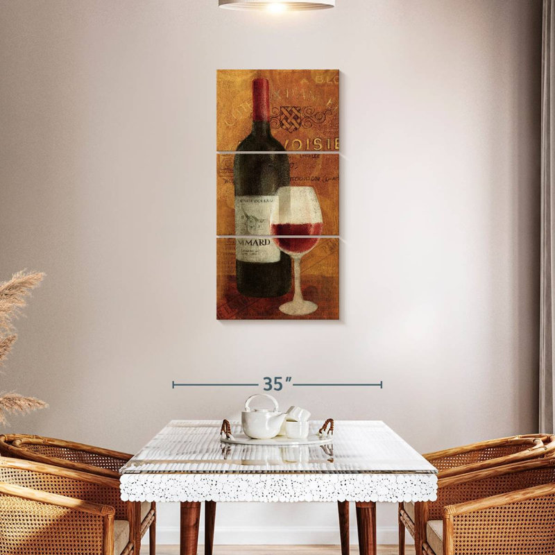 Panneau Vin Rouge, H 44 po x l 21 po