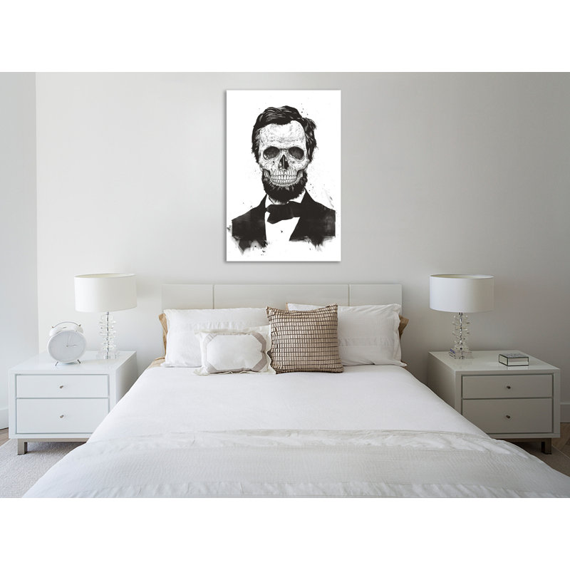 « dead lincoln », reproduction d’impression sur toile, H 24 po x l 16 po x P 1,5 po